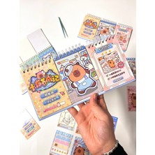 Kağıt Gemi Kapibara Ile Meslekler 3bölüm 42YAPRAK Oyun ve Görev Tamamlama Aktivite Sticker Seti/etiket/çıkartma