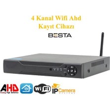 Akıllı Durak 4 Kanal H265 Kablosuz Ahd Kayıt Cihazı KD-7004W