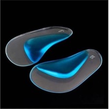 Aesco Silikon Ayak Tabanlık Içe Basma Önleyici Mavi