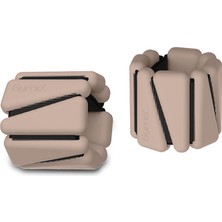 Gymo Pro Series Ayarlanabilir Silikon Bilek Ağırlığı 2X500GR Üçgen Toprak