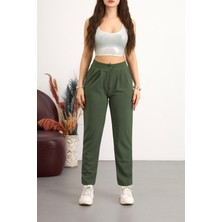 Bikelife Kadın Yüksek Bel Likralı Dar Paça Pantolon