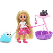 Nacario Mey Ithalat® S01081125 Dreameez Mi̇ni̇ Bebek ve Kedi̇ Seti̇ -Sun