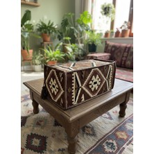 Bakırözü Home Şark Köşesi Takımı Kol Dayama Minderi Kahve Anadolu Modeli (22 x 22 x 50 Cm)