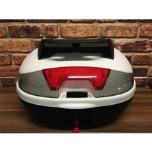 Motorsiklet Arka Çanta 46 Litre Full Beyaz