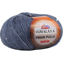 Himalaya Pınar Pullu 61208 Gümüş Pullu Denim Gri