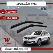 Wollmat Nissan x Trail Silecek 2014 2021 Silecek Takımı Araca Özel