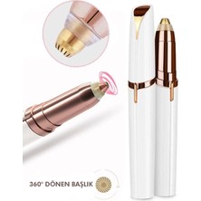 Aesco Flawlbss Kaş ve Bıyık Yüz Tüy Alma Cihazı Epilatör Epilasyon Traş Makinesi Pilli