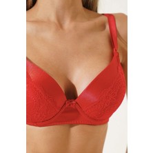 Ecem Yıldız Dantelli Silikon Battal Sütyen