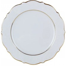 Porland Queen Altın Yaldız Servis Tabağı 24CM