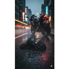 Çelik Mafsal Korumalı Motosiklet Eldiveni - Dokunmatik Ekran Uyumlu - Mevsimlik Full Parmak Motorcu Eldiveni - Siyah
