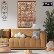 Akıllı Kağıt Statik Tutunma Özellikli Tablo - Poster Halı Desen (Model- 3)