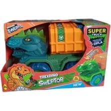 Butik Mey Ithalat® Kutu Sweptor Dino Çöp Kamyonu