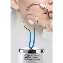 Belle Fusion Mey Ithalat® Pürüzsüzlük Sanatı: Pratik Yaylı Yüz Epilatörü: Ince Tüylere Kesin Çözüm, Bıyık ve Yüz Tüy Alma Yayı