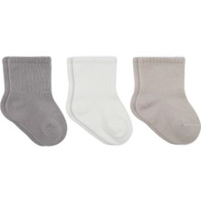 Butik Mey Ithalat® Elephant Boy 3'lü Penye Soket Çorap 10135 Gri