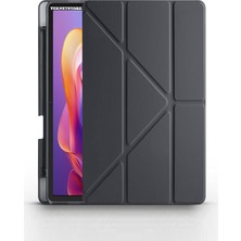 TekNetStore Xiaomi Redmi Pad 2 11 Inç Kılıf Standlı Kalem Bölmeli Akıllı Trifolding Silikon Koruyucu Kapak