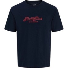 Jack & Jones Jack&jones 12297893 0 Yaka Erkek Tshirt - Lacivert