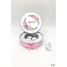 Kakao Ağacı 100 Adet Çiçek Çerçeveli Kız Bebek Çikolatası