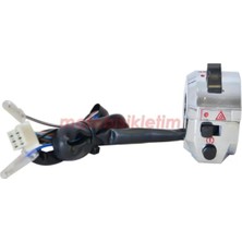 Monero Motosiklet Sağ Kumanda Takımı Krom Cg, Çıta, Agk