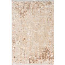 Karmen Halı Look Classıc LK006B Çerçeveli Bej Klasik Desen Akrilik Dokuma Taban Tozuaz Oturma Odası Halısı