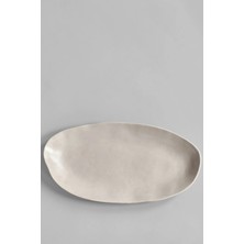 101 Copenhagen Native Oval El Yapımı Seramik Dekoratif Büyük Boy Tepsi