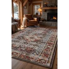 Kilim Home Vintage Eskitme Desenli Klasik Halı – Dijital Baskı, Kaymaz Taban