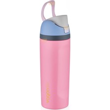 Vagonlife 600ML Yeni Koleksiyon Pipetli/pipetsiz Kullanım 6 Saat Sıcak/soğuk El Askılı Paslanmaz Çelik Termos