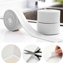 Genel Su Sızdırmaz Lavabo Kenar Bandı (3.2m) Beyaz