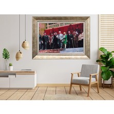 Giyense Gümüş Çerçeveli Atatürk Tablo SV217