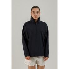 Airlife Verona Outdoor Zw-1 Kadın Yarım Boy Fermuarlı ve Ayarlanabilir Lastikli Üst Lacivert