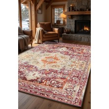 Kilim Home Soft Vintage Desenli Klasik Halı – Açık Zemin, Eskitme Görünüm