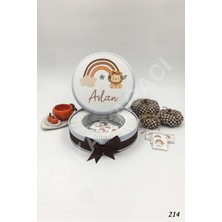 Kakao Ağacı 100 Adet Aslanlı Gökkuşağı Erkek Bebek Çikolatası