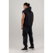 Airlife Sportswear Erkek Kolsuz ve Kapüşonlu Sweatshirt Lacivert