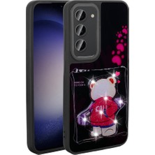 ZM Store Galaxy S23 Uyumlu Kılıf Parlayan Kabartmalı Ikonik Figürlü Amas Kapak