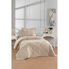 Danteel Home Valencia 2 Parça Tek Kişilik Pike Takımı Bej