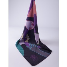 Mor Çatı Saten Fular - Eller