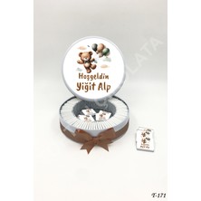 Kakao Ağacı 100 Adet Balonlu Ayıcık Erkek Bebek Çikolatası