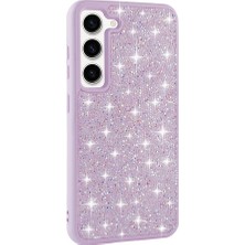 ZM Store Galaxy S23 Uyumlu Kılıf Parlak Taşlı Tasarım Işıltılı Pırlanta Kapak