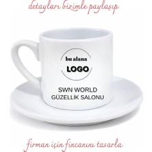 Myworldorganization Güzellik Salonu, Kuaför, Spa ve Firmalarınıza Özel Tasarlanan Baskılı Kahve Fincanı, Firma Logo, Isim Bilgisini ve Yazmak Istediklerinizi Sizin Için  Tasarlayalım,