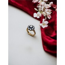 Fayra Accessories Zirkon Taşlı Papatya Yüzük