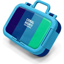 Coral High Kids Renkli Çizgili Paslanmaz Çelik Beslenme Kabı 39287