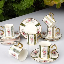 Kosova Türk Kahve Fincanı Cyrus 6 Kişilik 12 Parça