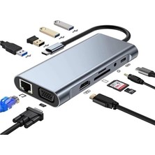 Mobicas ZR44/A Type-C 11 In 1 Gigabit Hdtv Çevirici