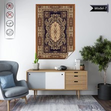 Akıllı Kağıt Statik Tutunma Özellikli Tablo - Poster Halı Desen (Model- 7)