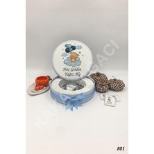 Kakao Ağacı 100 Adet Balonlu Bulutlu Ayıcık Erkek Bebek Çikolatası