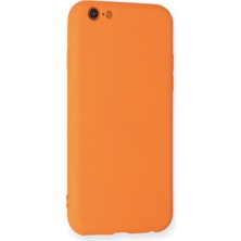 Najmaddin Newface Iphone 6 Kılıf Nano Içi Kadife Silikon - Turuncu