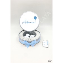 Kakao Ağacı 100 Adet Balonlu Isimli Erkek Bebek Çikolatası