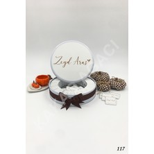 Kakao Ağacı 100 Adet Kalpli Isimli Erkek / Kız Bebek Çikolatası