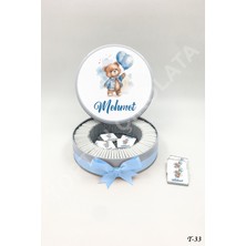 Kakao Ağacı 100 Adet Mavi Balonlu Ayıcıklı Erkek Bebek Çikolatası