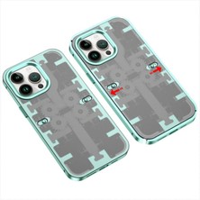 Eco Port iPhone 14 Pro Max Kılıf Mekanik Bumper Kapak - Yeşil