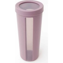 Hobby Life Lumina Dikey Erzak Saklama Kabı (Şeffaf) - 1.8 Litre Pembe